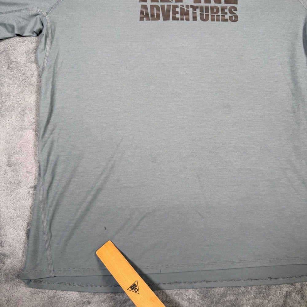 Lot of 2 Patagonia Capilene Cool Trail Mens L Alpine Adventures Blue Gray Shirts - Picture 16 of 16